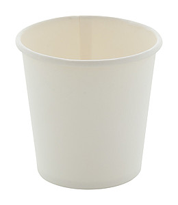 Papierový pohár, 120 ml, biely