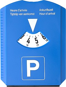 PARKING TIMER Parkovací hodiny s autoškrabkou a třemi žetony - reklamní předměty
