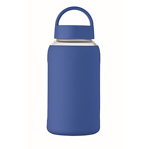 PARLA Láhev z borosilikátového skla 600 ml, královská modrá