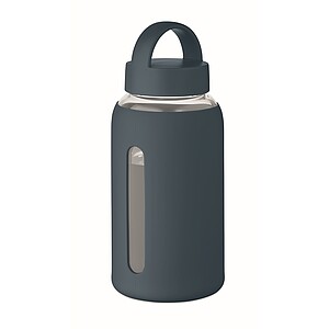 PARLA Láhev z borosilikátového skla 600 ml, námořní modrá