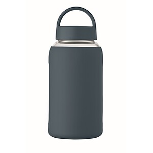 PARLA Láhev z borosilikátového skla 600 ml, námořní modrá