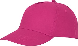 Päťpanelová bavlnená šiltovka Feniks, fuchsiová