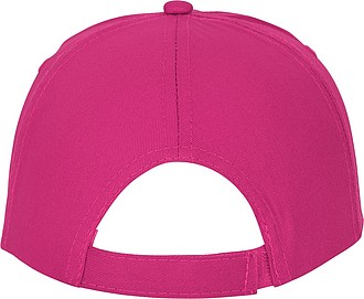 Päťpanelová bavlnená šiltovka Feniks, fuchsiová