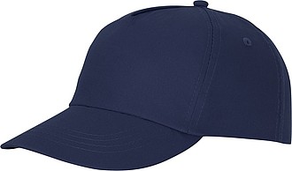 Päťpanelová bavlnená šiltovka Feniks, námornícka modrá