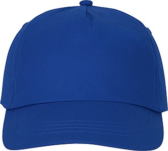 Päťpanelová bavlnená šiltovka Feniks, tmavomodrá