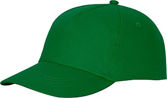 Päťpanelová bavlnená šiltovka Feniks, tmavozelená