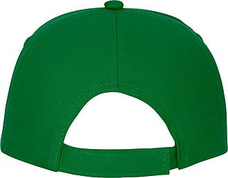 Päťpanelová bavlnená šiltovka Feniks, tmavozelená