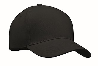 Päťpanelová šiltovka, čierna