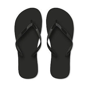 PE plážové papuče M, čierna