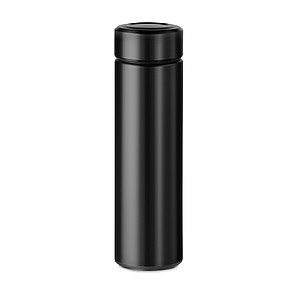 PERERA Dvoustěnná termoska, objem 425ml, černá