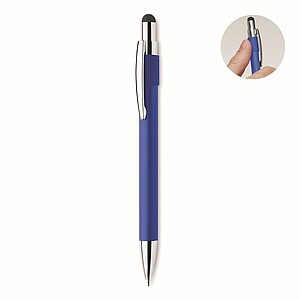 Pero, stylus a spinner, kráľovská modrá