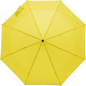 PERUSON Skládací automatický deštník, pr. 99cm, žlutý - reklamní deštníky