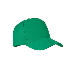 Pětipanelová kšiltovka z RPET, zelená