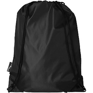 Pevný sťahovací batoh, čierna