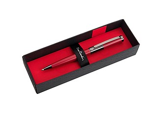 PIERRE CARDIN EVOLUTION Luxusné kovové guľôčkové pero, červená