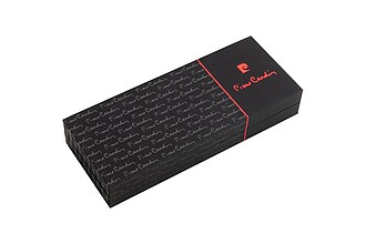 PIERRE CARDIN ODETTE Guľôčkové pero, čierna/gunmetal