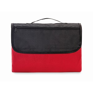 Pikniková deka z polar fleecu, červená