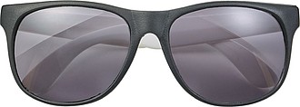 PINTANO Plastové sluneční brýle s UV 400 ochranou, bílá - sluneční brýle s vlastním potiskem