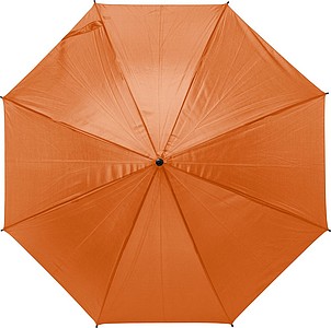 PITORESKO Klasický automatický deštník s rovnou rukojetí, pr. 105cm, oranžový