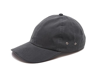 PLAIN Plátená čiapka s šiltom, modrošedá