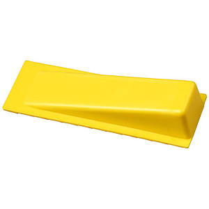 Plastová dveřní zarážka, žlutá