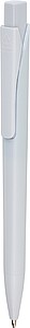 Plastová propiska s bílým tělem, bílá