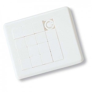 Plastové puzzle, biele