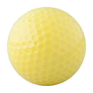 Plastový golfový míček, žlutý