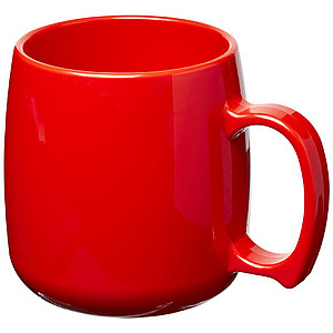 Plastový hrnek, 300ml, červený