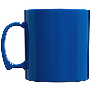 Plastový hrnek válcového tvaru, 300ml, modrý