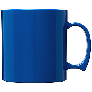 Plastový hrnek válcového tvaru, 300ml, modrý