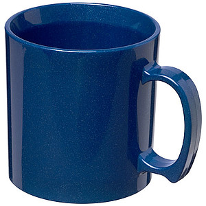 Plastový hrnek válcového tvaru, 300ml, tmavě modrý