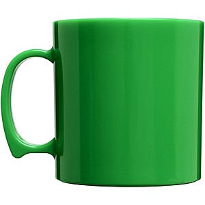 Plastový hrnek válcového tvaru, 300ml, zelená