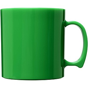 Plastový hrnek válcového tvaru, 300ml, zelená