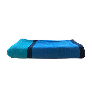 Plážová osuška OLIMA „TURQUOISE WAVE” BEACH VELOUR BATH TOWEL, 90 × 180 cm, vícebarevná