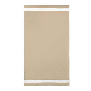 Plážová osuška OLIMA VELOUR BEACH BATH TOWEL, 100 × 180 cm, béžová