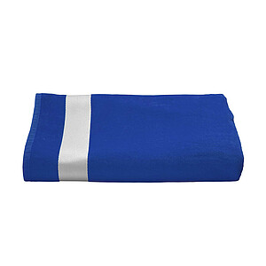 Plážová osuška OLIMA VELOUR BEACH BATH TOWEL, 100 × 180 cm, královská modrá
