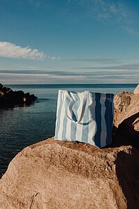 Plážová taška, světle modrá