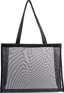 Plážová taška z polyesteru, černá