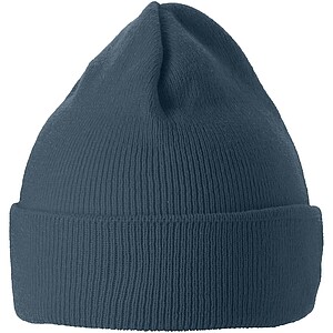 Pletená čiapka, modrosivá
