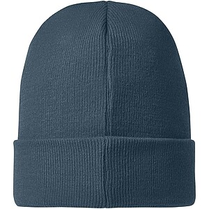 Pletená čiapka, modrosivá