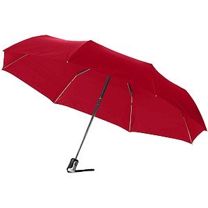 Plně automatický deštník Alex 21.5", tmavě červená