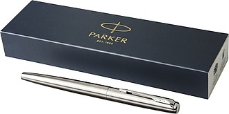 Plniace pero JOTTER z nehrdzavejúcej ocele, modrá náplň, strieborná