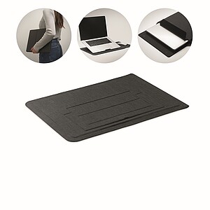 Plstený 16" obal na notebook, čierna