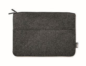 Plstený obal na 14" laptop z RPET, tmavosivý