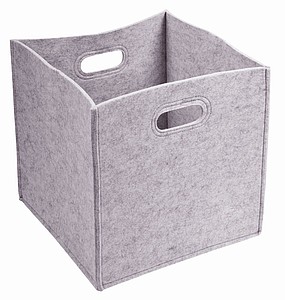 Plstěný úložný box HYGGE, šedý
