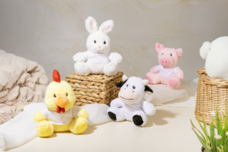 Plyšový kohout z RPET