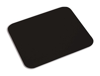 Podložka pod myš s protiskluzovou úpravou 220x180mm, černá