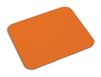 Podložka pod myš s protiskluzovou úpravou 220x180mm, oranžová