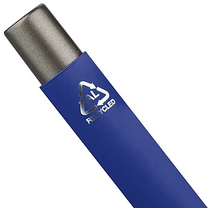 Pogumovaná propiska z recyklovaného hliníku, tmavě modrá